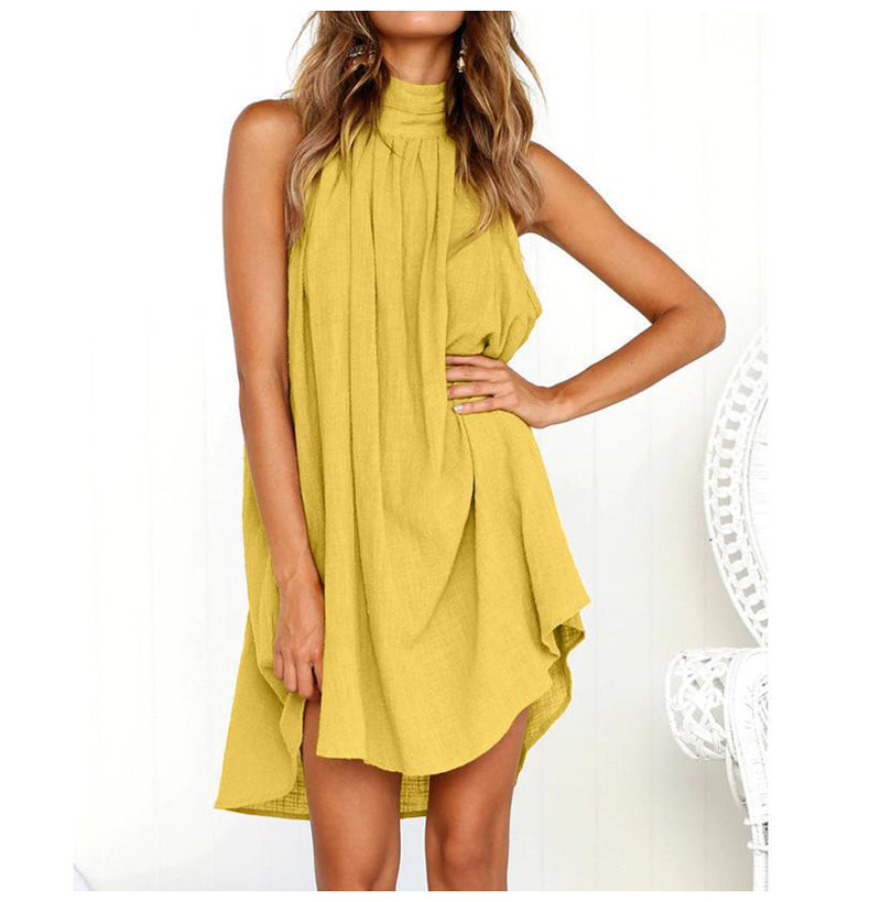 Mila: Elegantes Sommerkleid in halblanger Länge