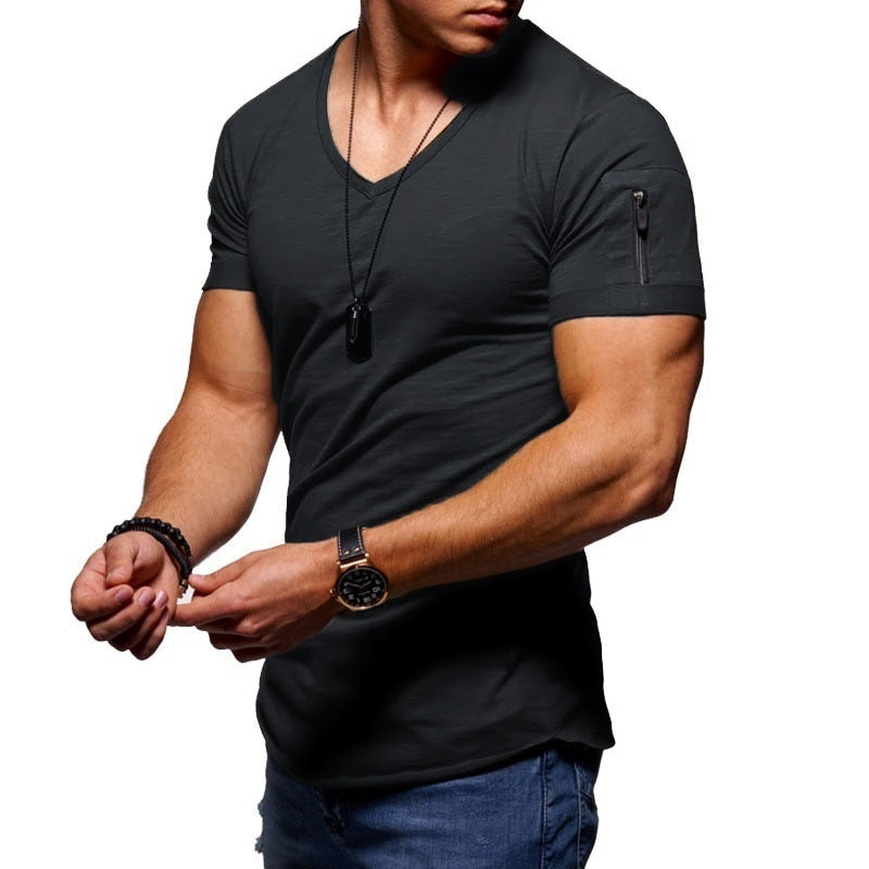 Shaun Herren Muscle-Shirt mit V-Ausschnitt