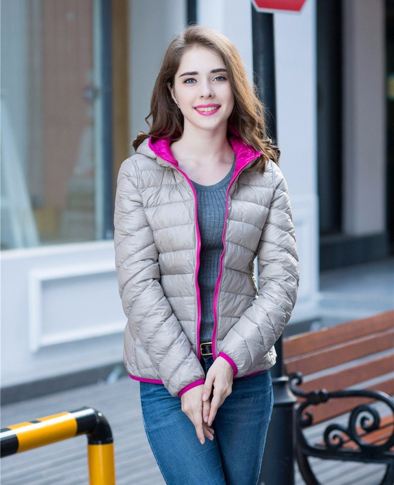 Krohn-e | Harmonie umkehrbar Ultra Light Daunenjacke