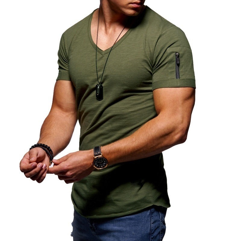 Shaun Herren Muscle-Shirt mit V-Ausschnitt