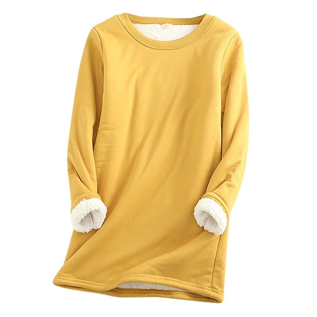 Krohn-e | Weicher Pullover mit Fleece-futter Warm und Bequem Perfekt für Heimeligkeit
