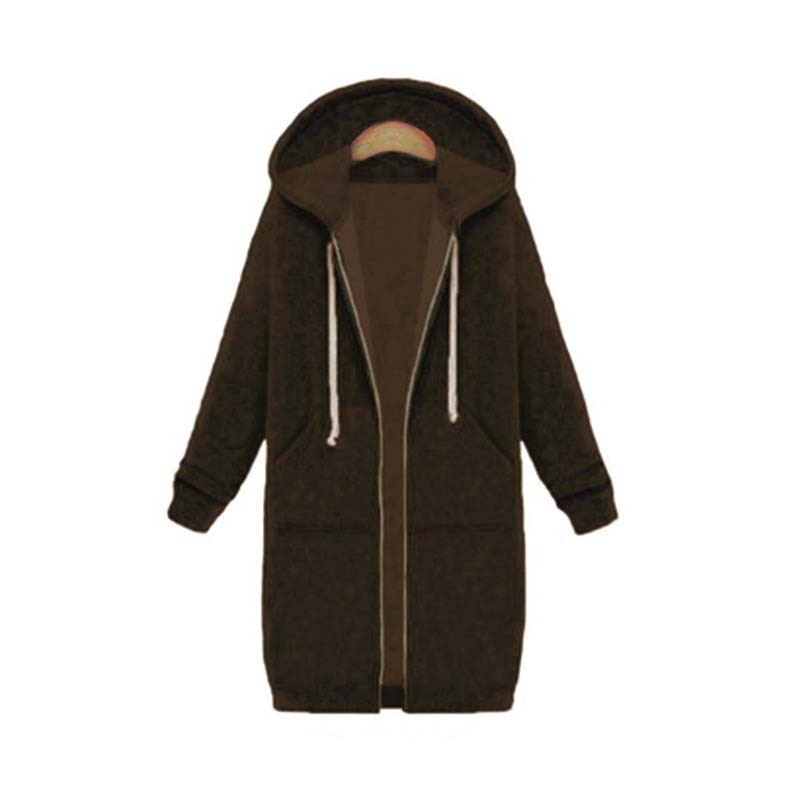 Krohn-e | Chic lange Sweatshirtjacke