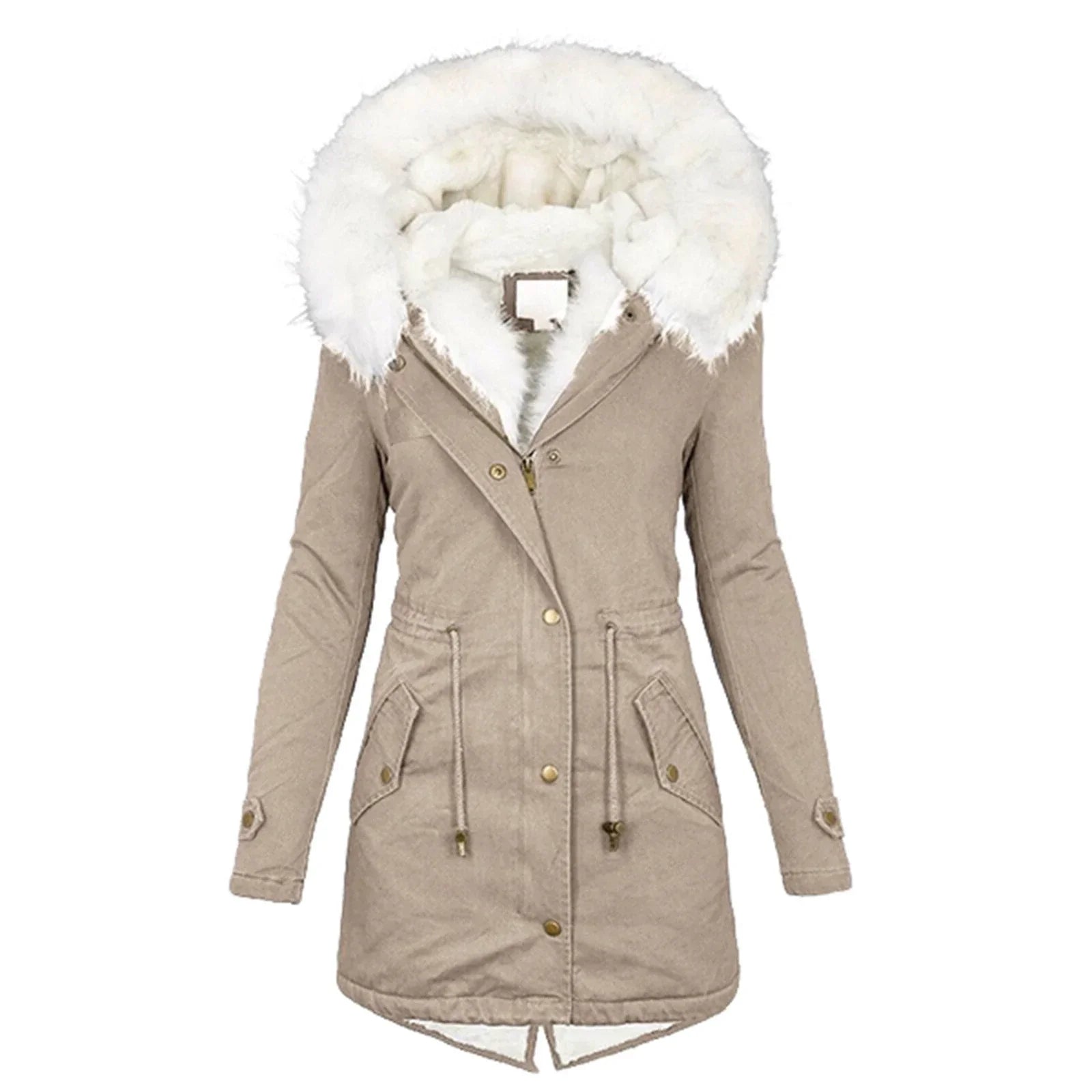 Krohn-e | Modische, Lange Winterjacke