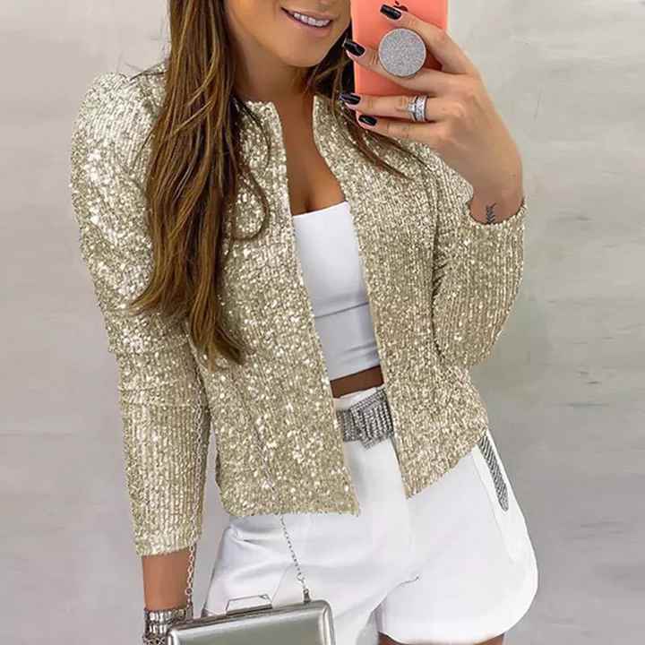 Krohn-e | Glamour Pailletten Blazer