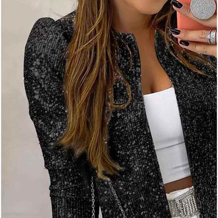 Krohn-e | Glamour Pailletten Blazer