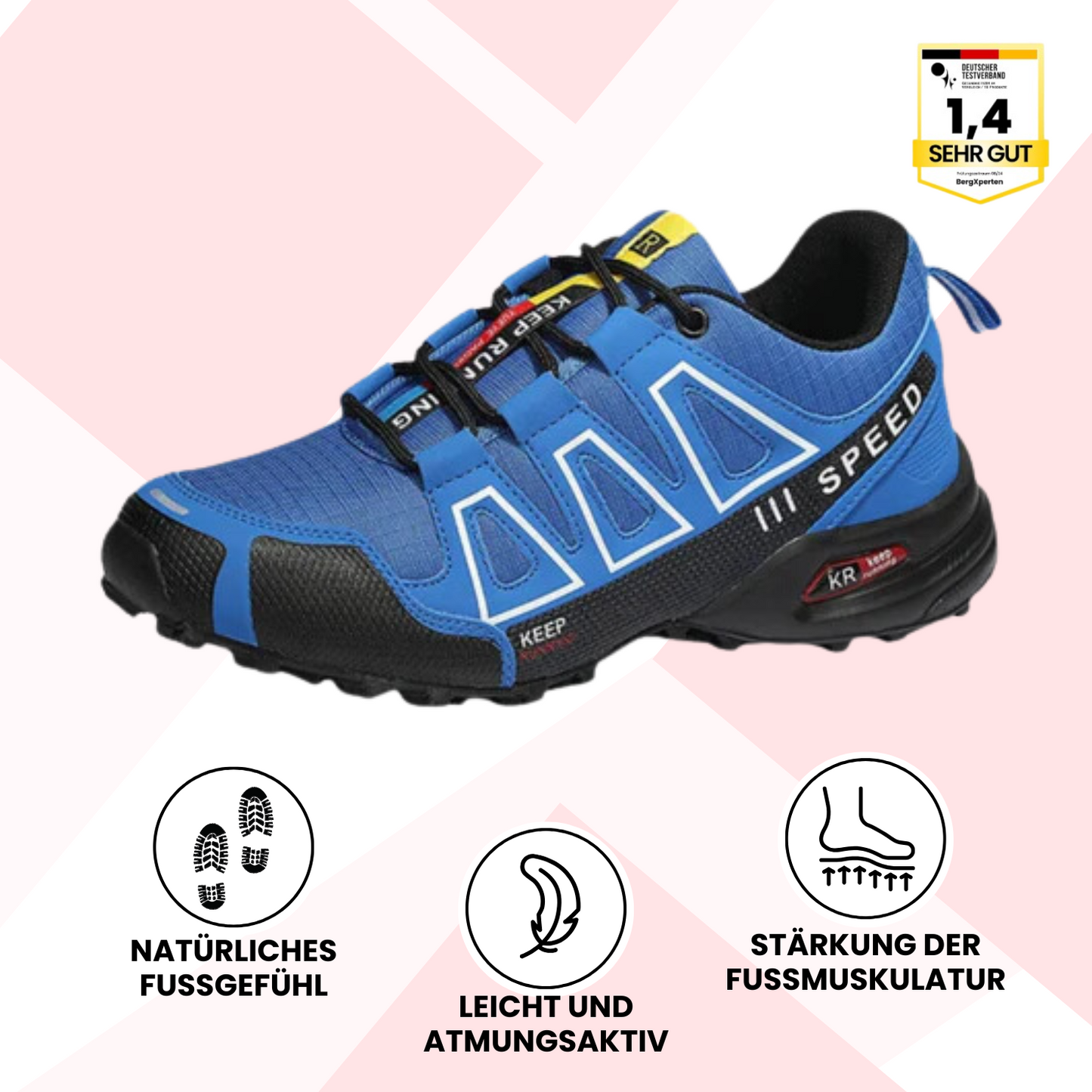 Krohn-e ergonomische Wanderschuhe zur Schmerzlinderung