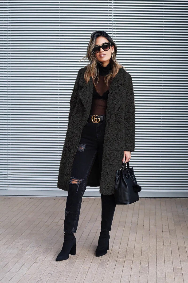 Krohn-e | Trendige und Bequeme Damen Fleecejacke
