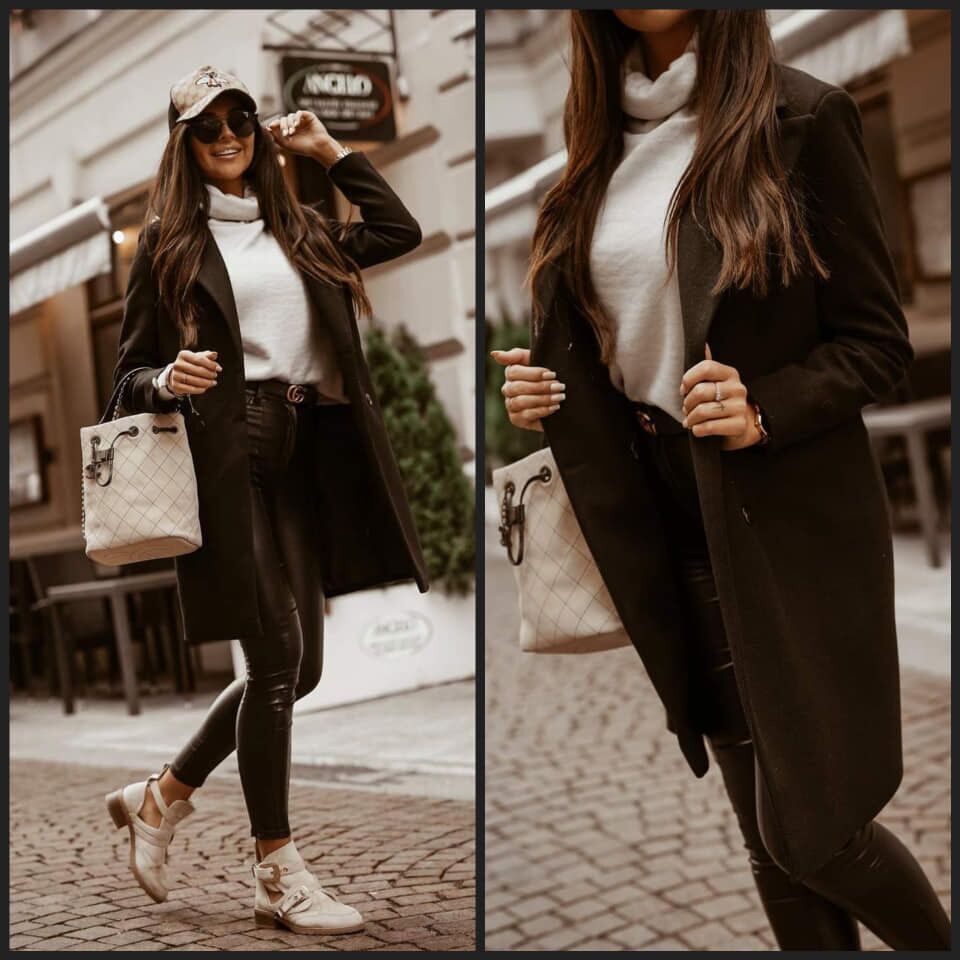 Krohn-e | Lange Brownjacket für Frauen