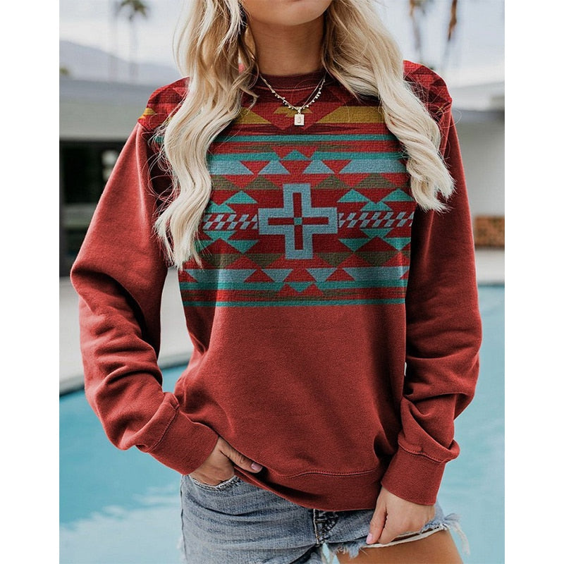 Kuscheliger Pullover im Vintage-Stil