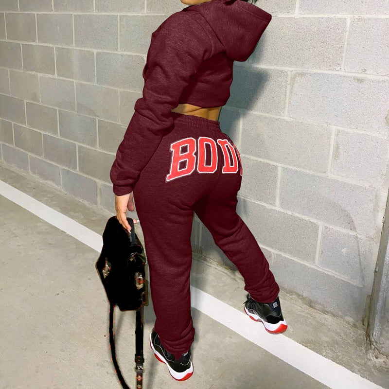 Damen Sweatshirt und Jogginghose von Fudus