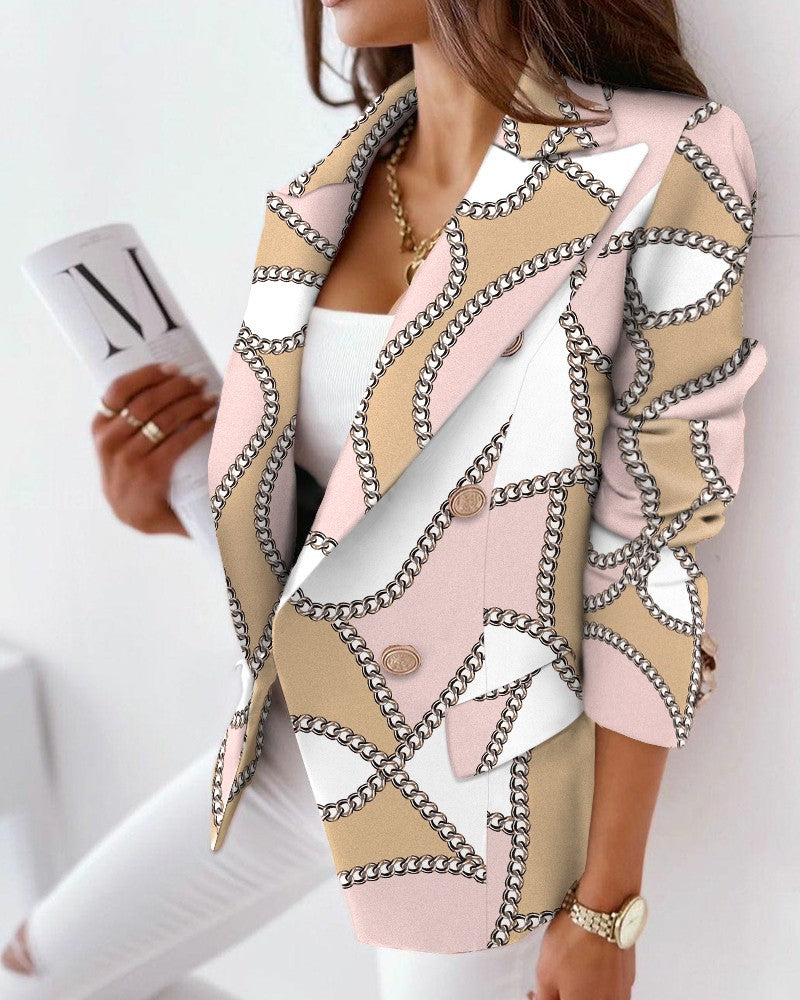 Krohn-e | Blazer mit Schlangenprint für Damen