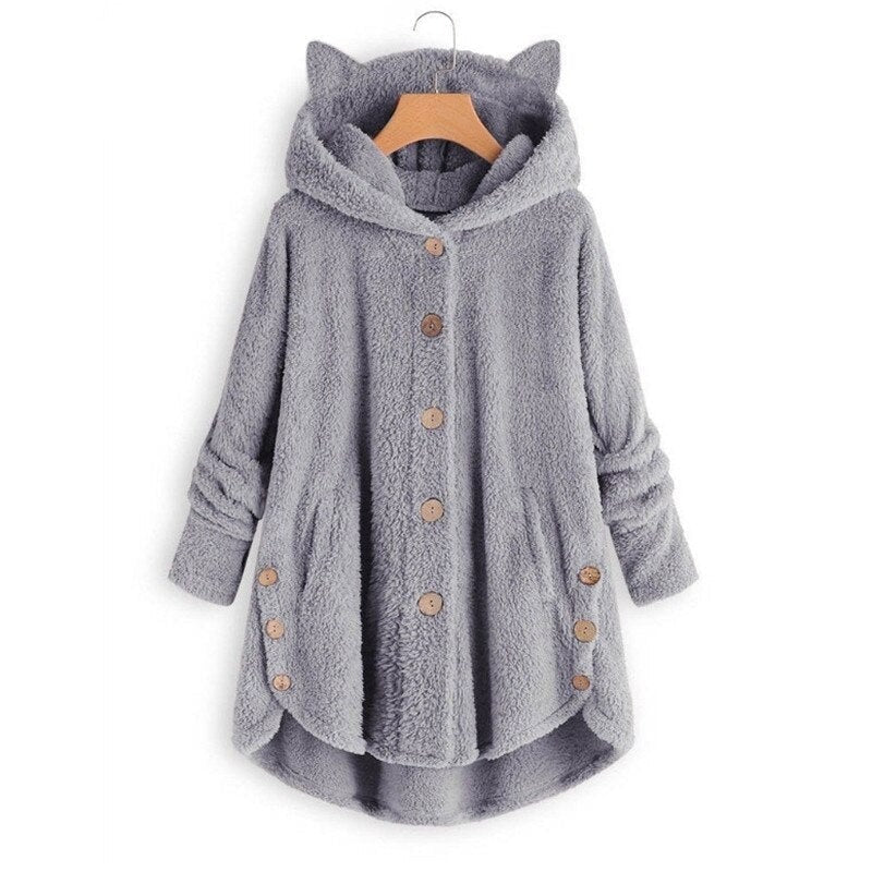 Krohn-e | Plüsch Gefütterte Katzenjacke