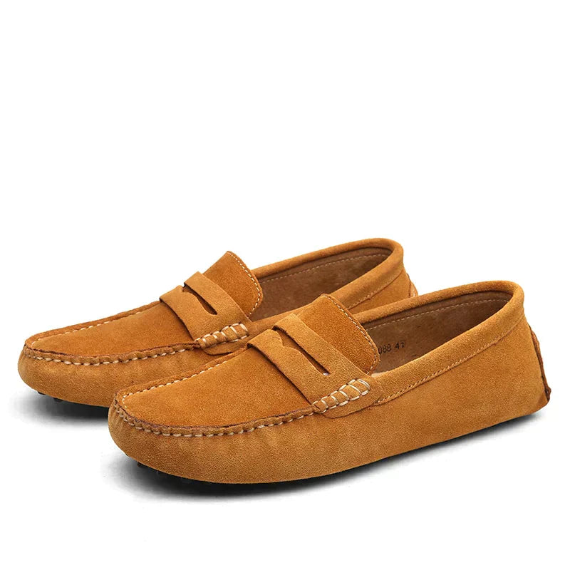 Paula: Italienische Wildleder-Slipper