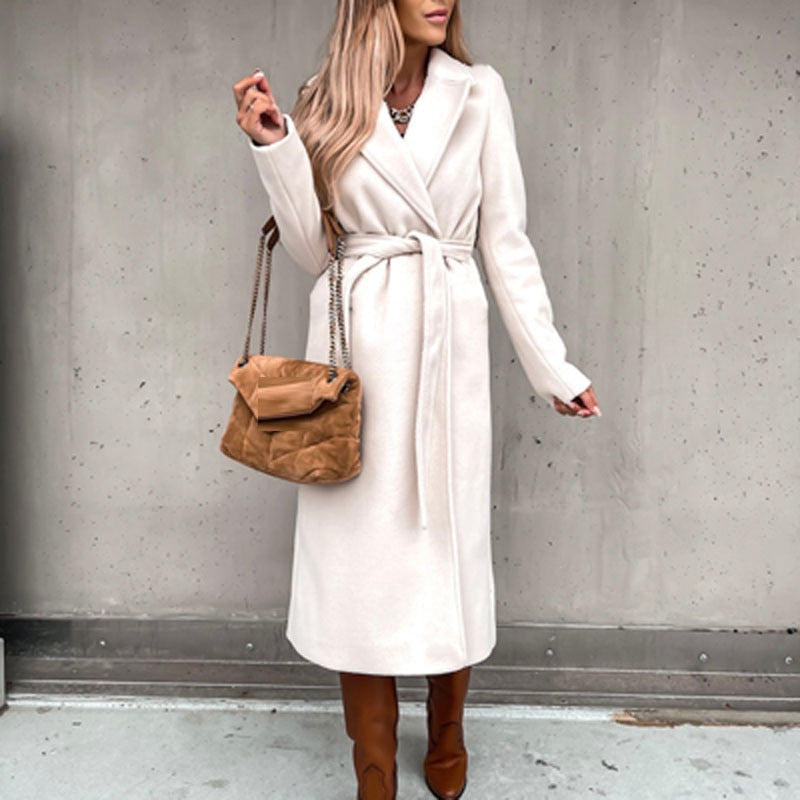 Krohn-e | Winterjacke mit Bindegürtel