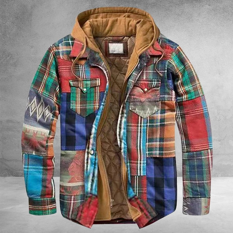 Varun gemusterte Jacke