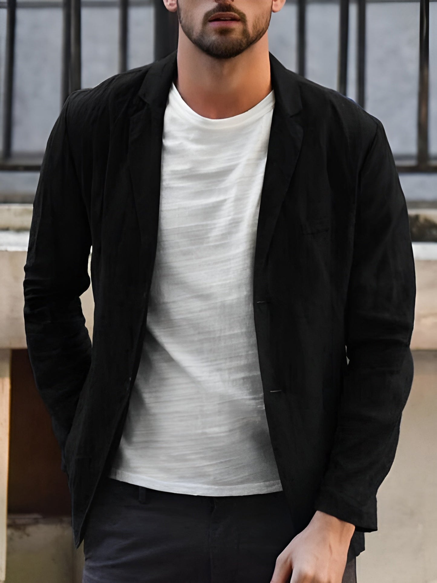 Schickes und lässiges Herren-Leinenjackett für alle Gelegenheiten