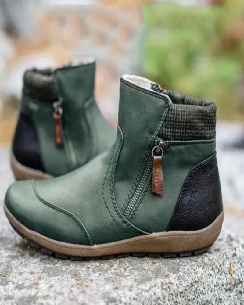 Krohn-e | Wasserdichte Orthopädische Stiefel mit Hochwertigem Reißverschluss