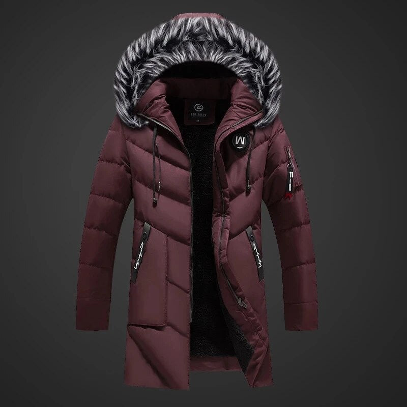 Krohn-e | Wintermantel Herren warm stilvoll
