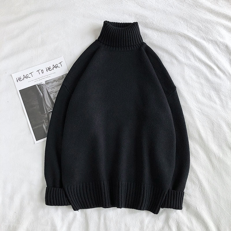 Herrenpullover mit bequemem Rollkragen