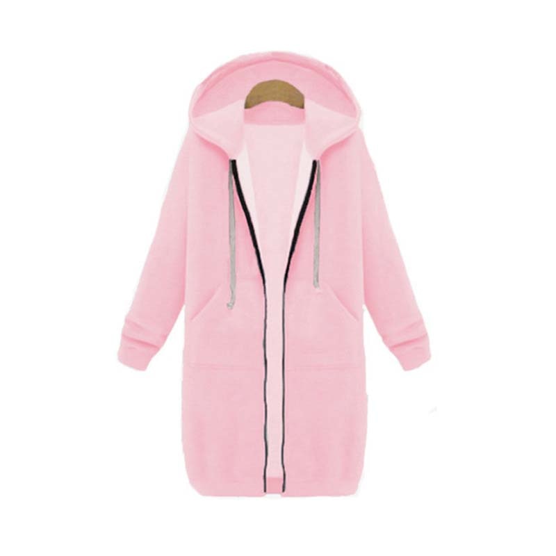 Krohn-e | Chic lange Sweatshirtjacke