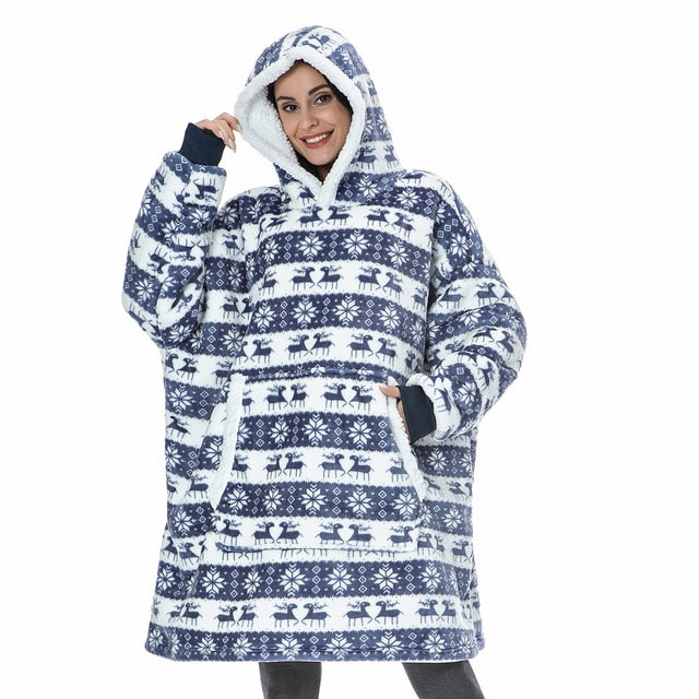 Krohn-e | Übergröße Damen Kapuzenpullover mit Kapuze