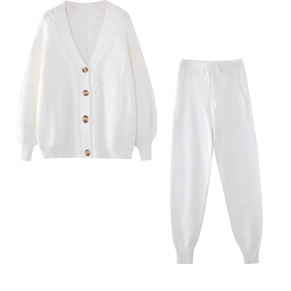 Krohn-e | Bequemes 2-Teiliges Set für Frauen Weste und Hose