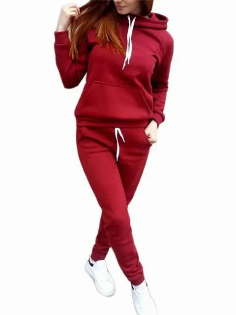 Junifa Damen Kapuzenpullover-Set