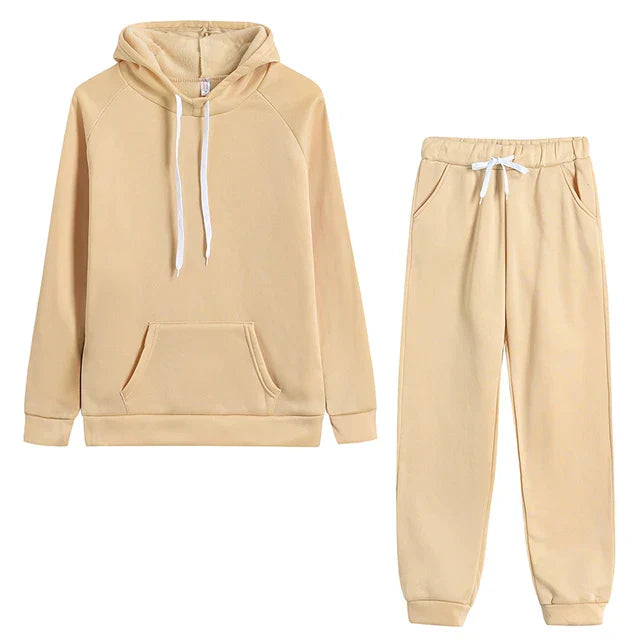 Junifa Damen Kapuzenpullover-Set