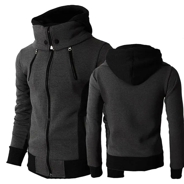 Krohn-e | Herrenpullover mit Reißverschlussdetail