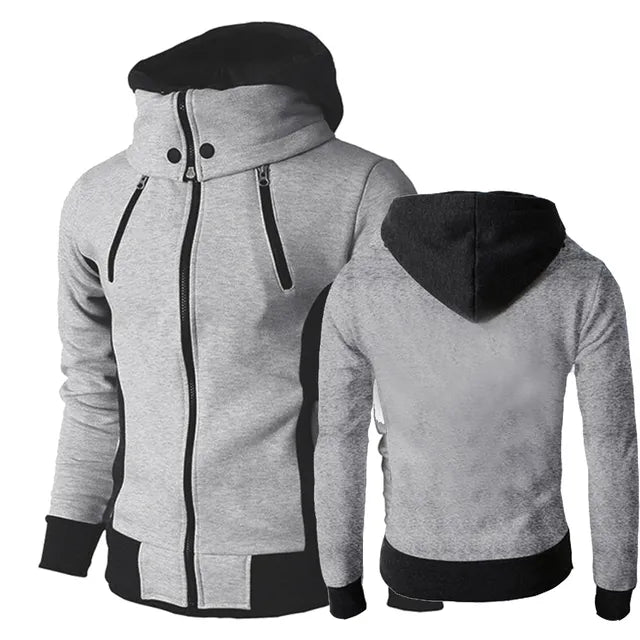 Krohn-e | Herrenpullover mit Reißverschlussdetail
