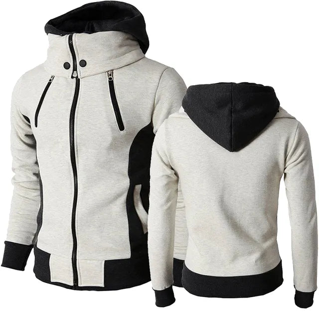 Krohn-e | Herrenpullover mit Reißverschlussdetail