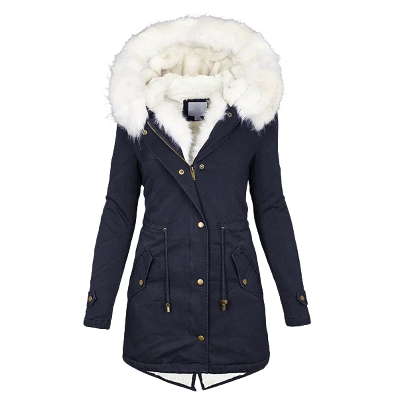 Krohn-e | Winterjacke mit Kapuze - Langarm