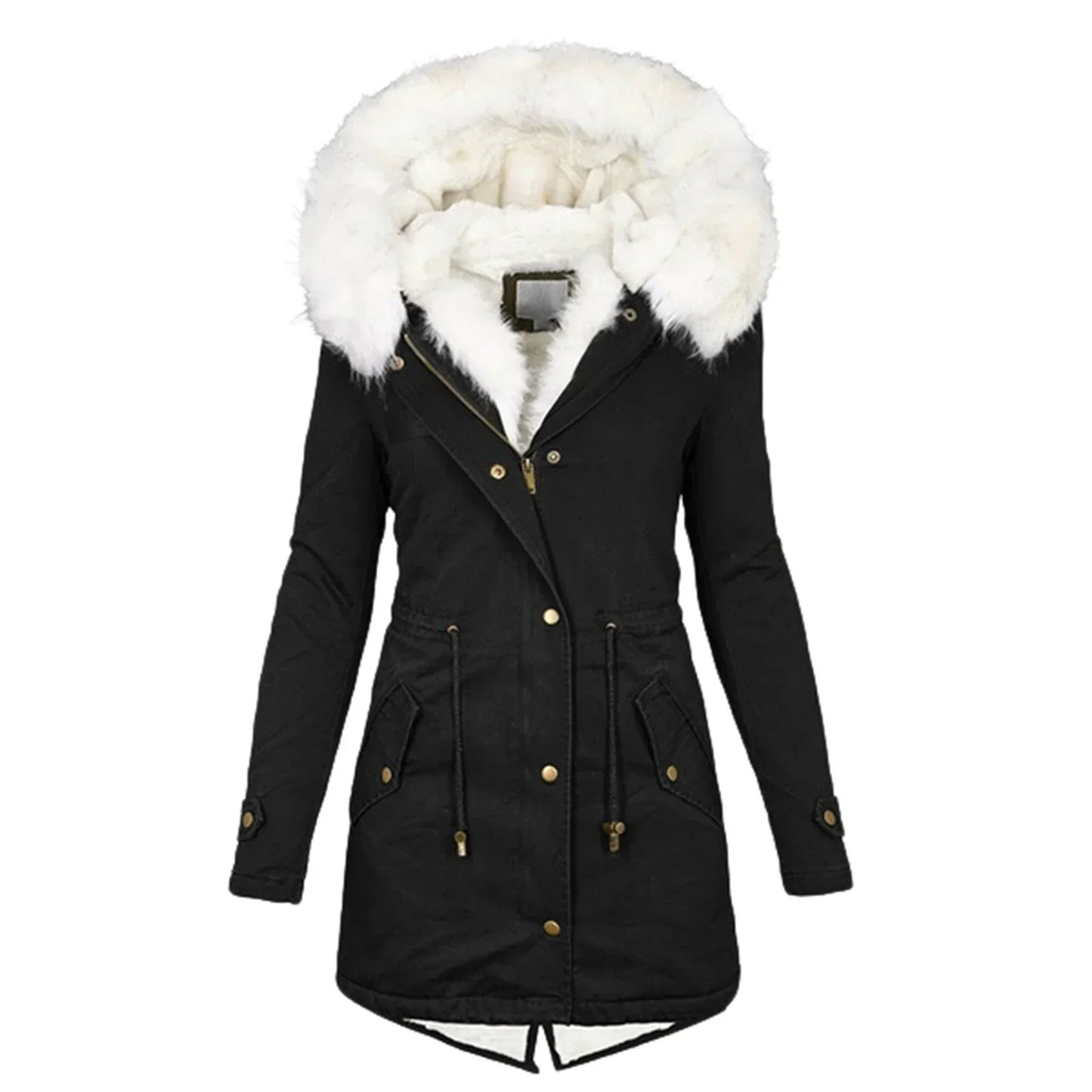 Krohn-e | Modische, Lange Winterjacke