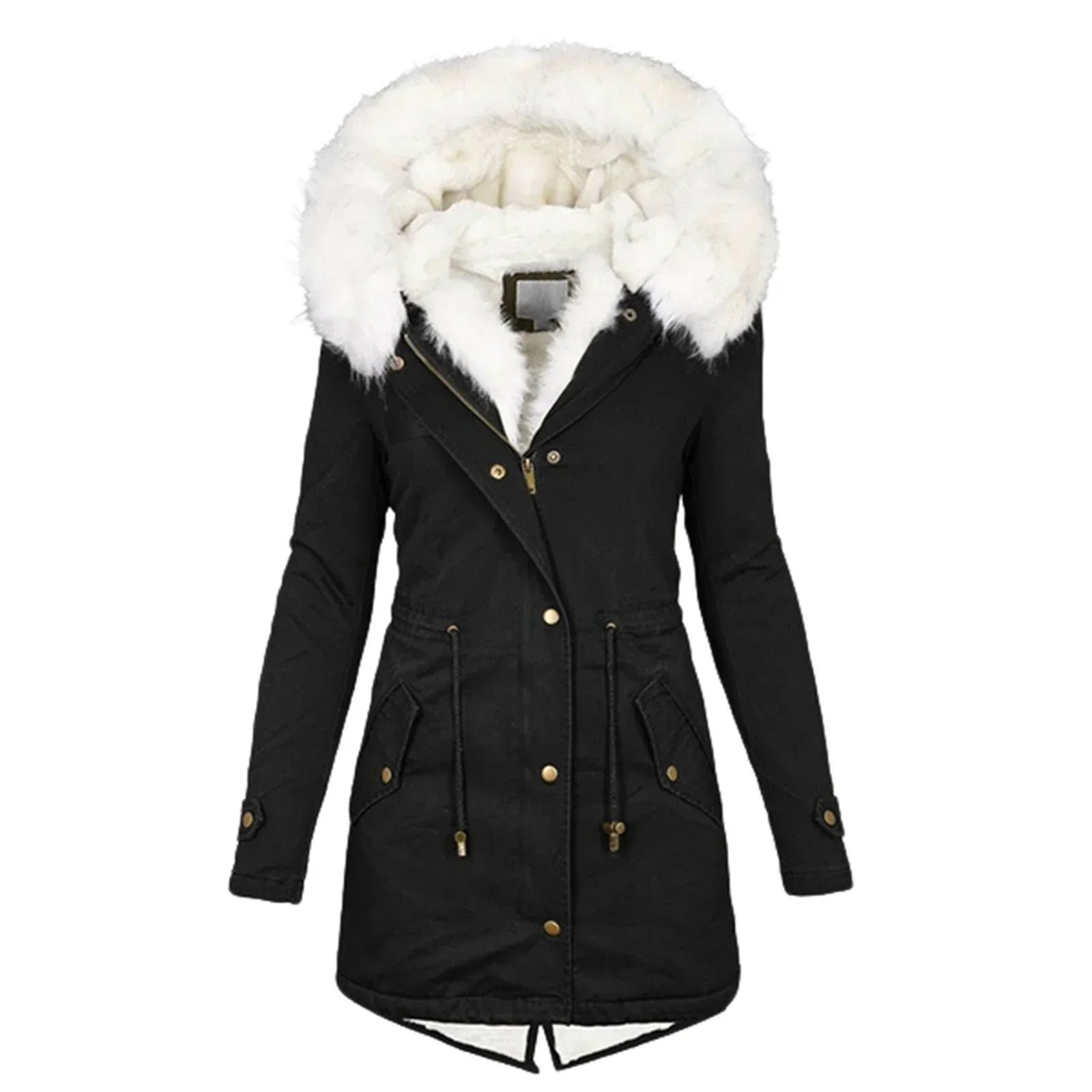 Krohn-e | Modische, Lange Winterjacke