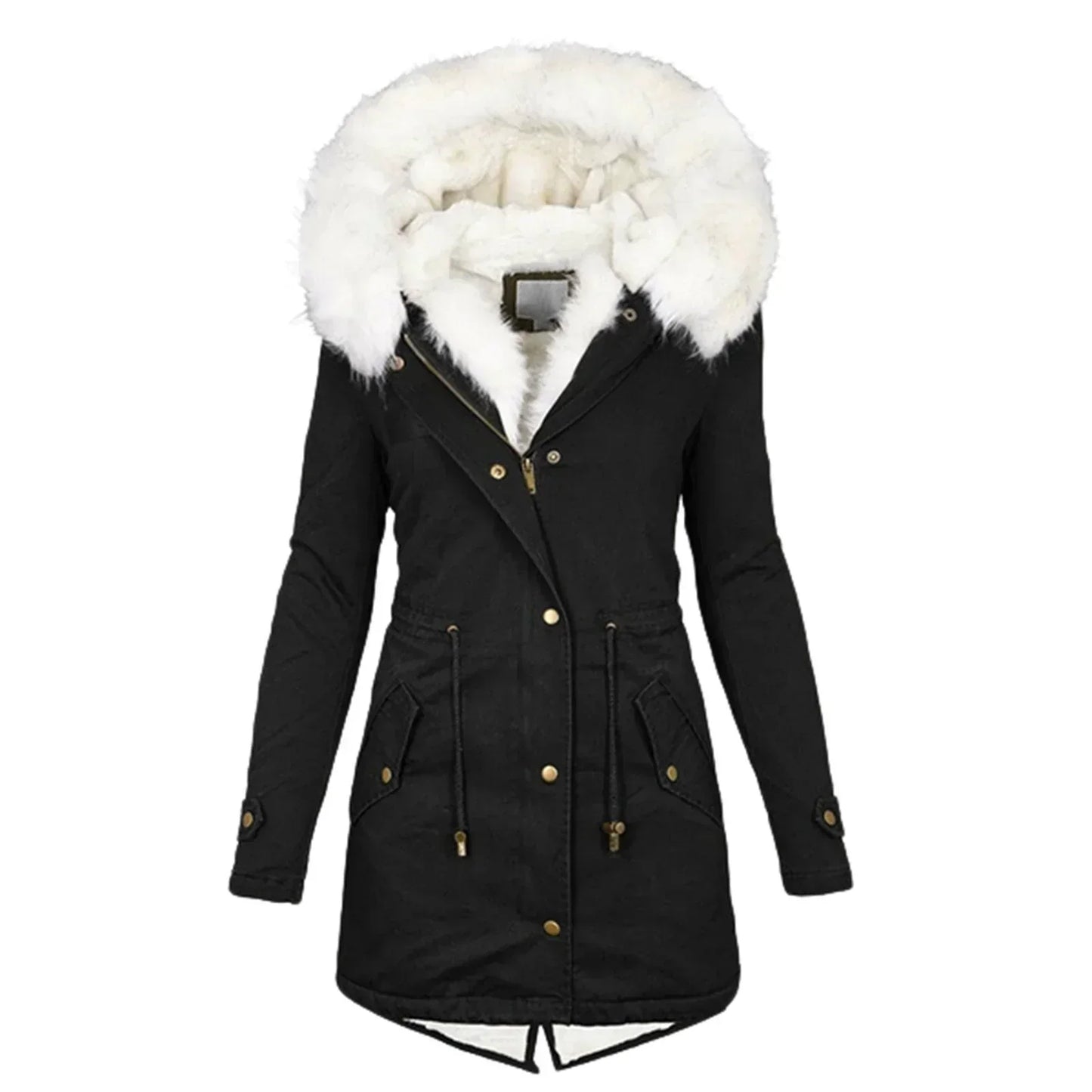 Krohn-e | Winterjacke mit Kapuze - Langarm