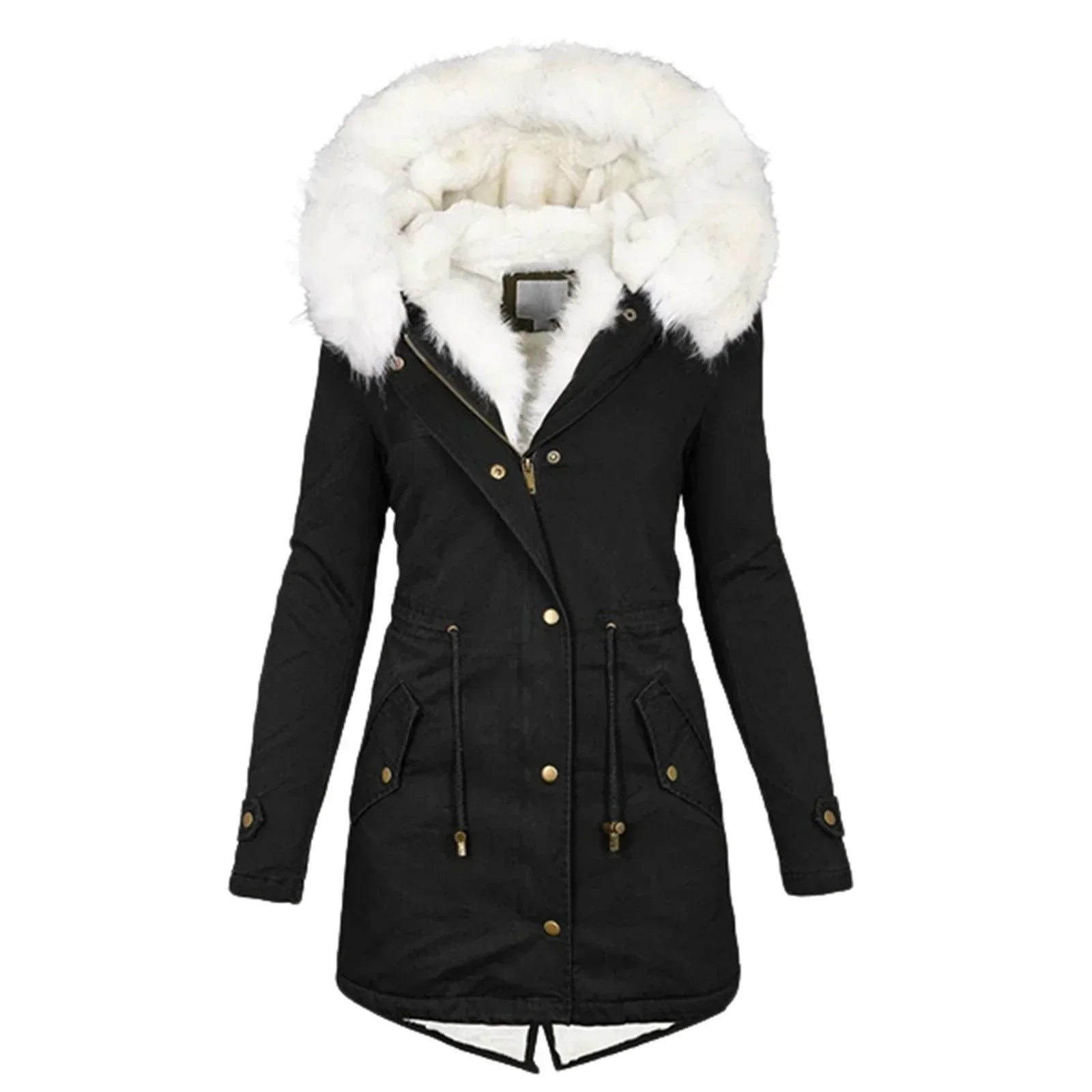 Krohn-e | Winterjacke mit Kapuze - Langarm