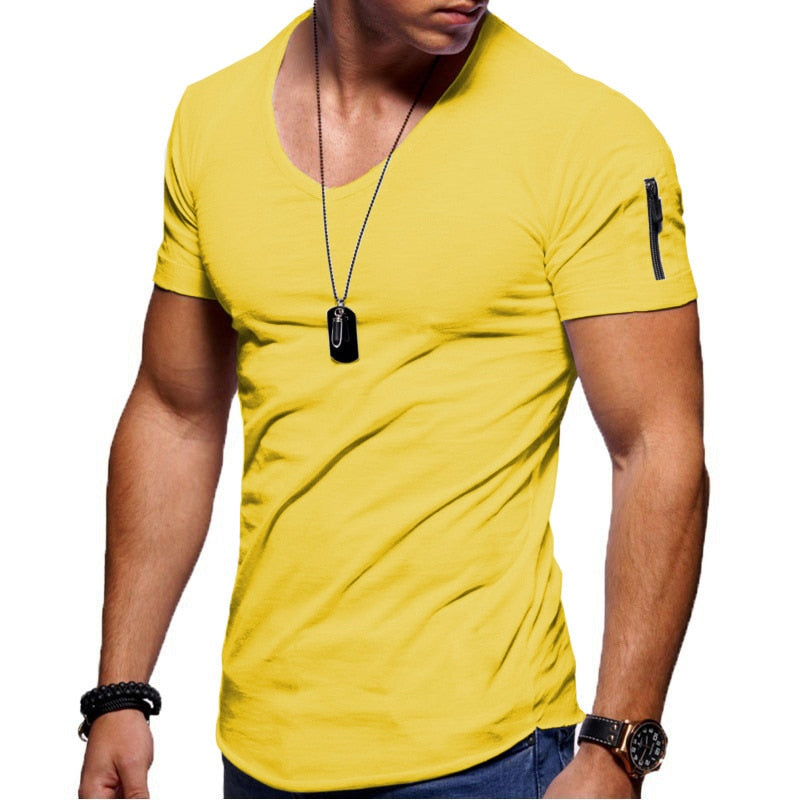 Shaun Herren Muscle-Shirt mit V-Ausschnitt