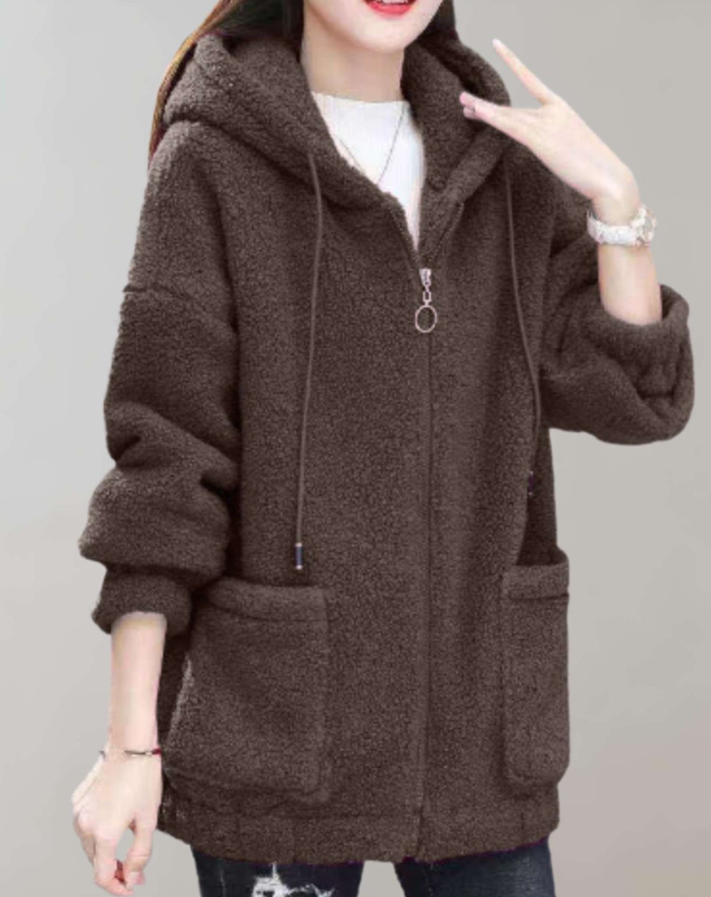 Krohn-e | Bequeme Fleecejacke für Frauen