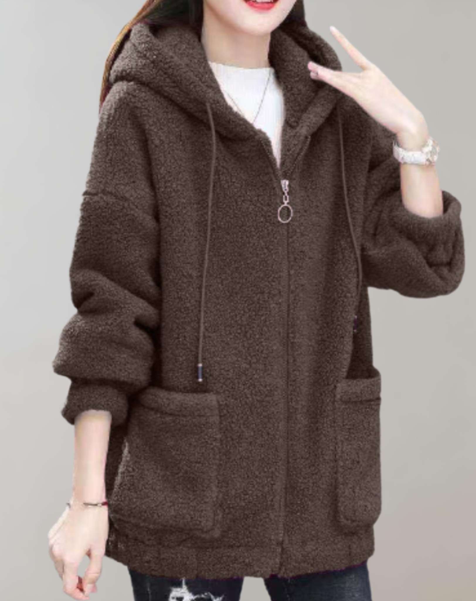 Krohn-e | Bequeme Fleecejacke für Frauen