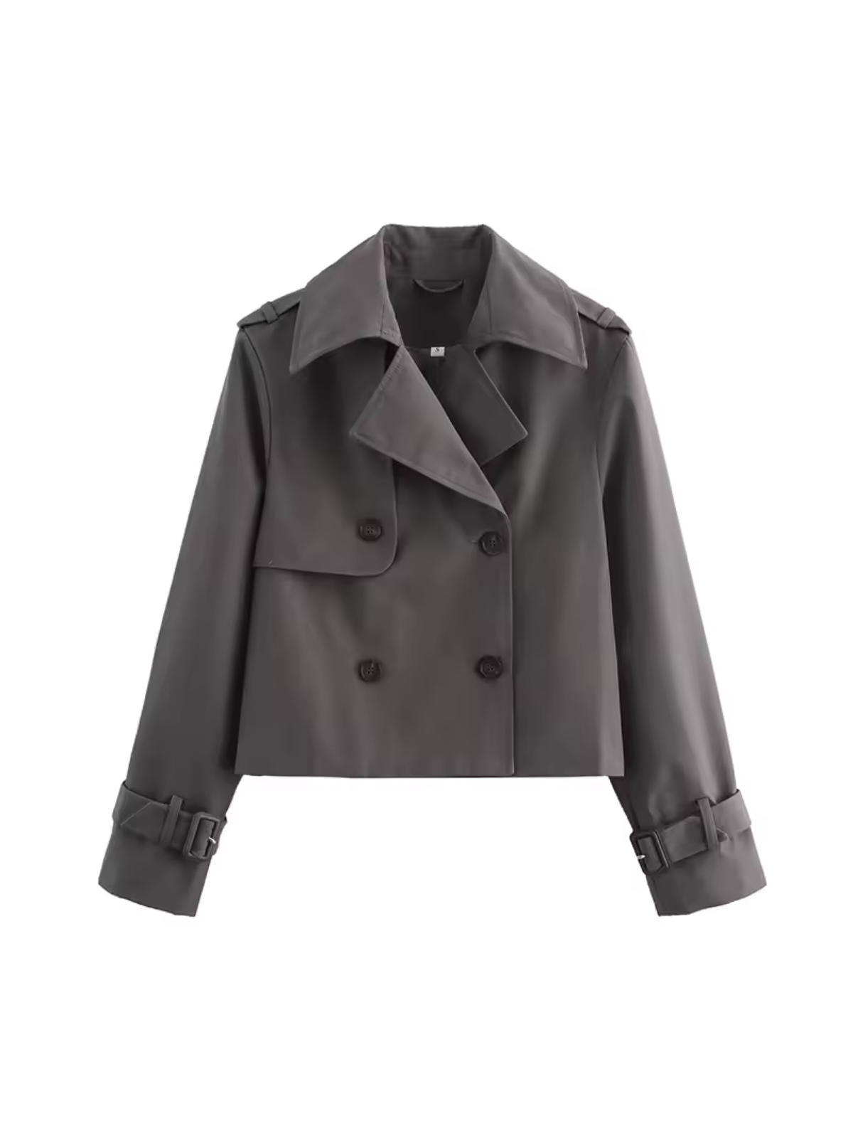 Krohn-e | Damen Wasserdichter Trenchcoat Mit Gürtel Manschetten und Reverskragen