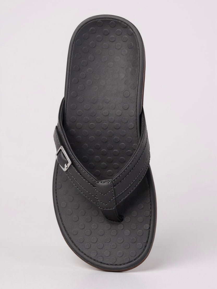 KROHN-E Damen Zehentrenner Gepolstert Leicht Sommer-Sandalen