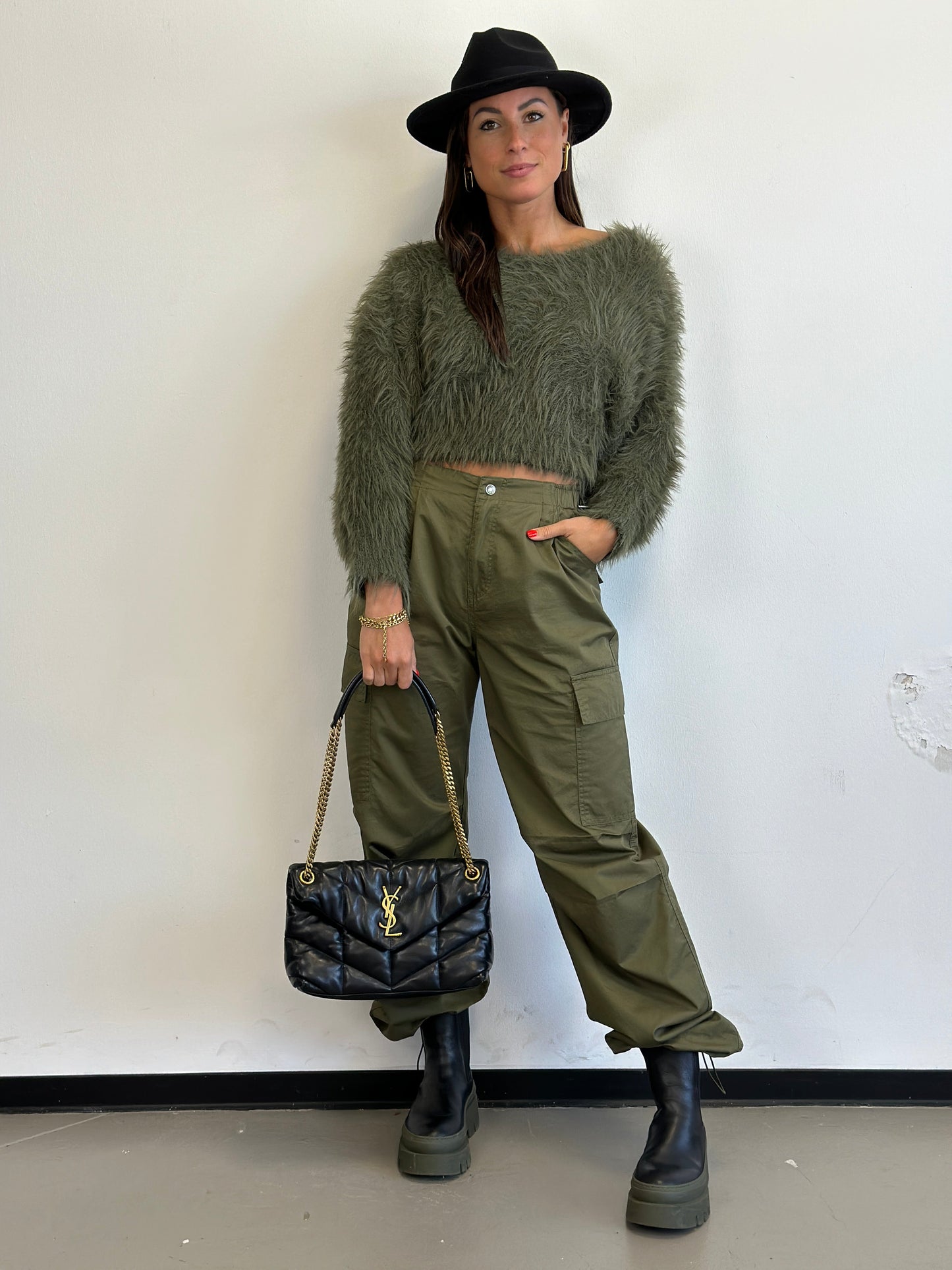 Krohn-e | Haariger Strickpullover
