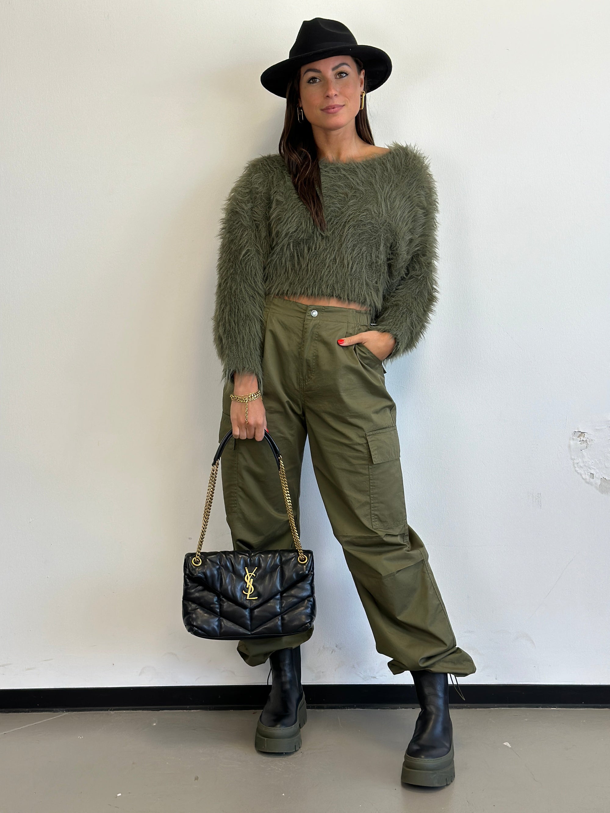 Krohn-e | Haariger Strickpullover