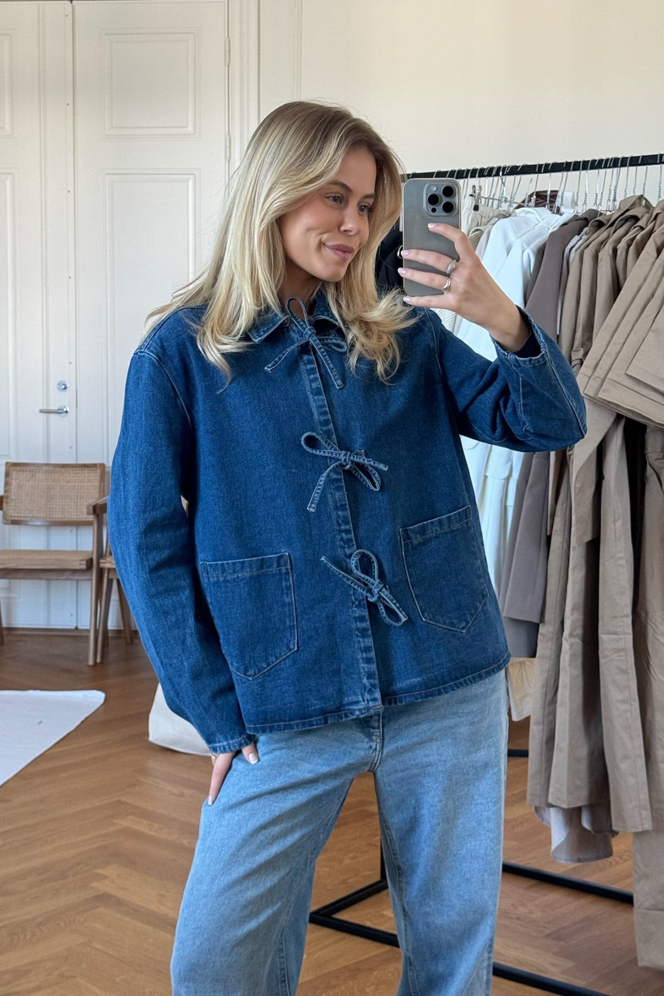 Krohn-e | Casual Denim Jacke Zeitlos und Komfortabel Perfekt für Den Alltag