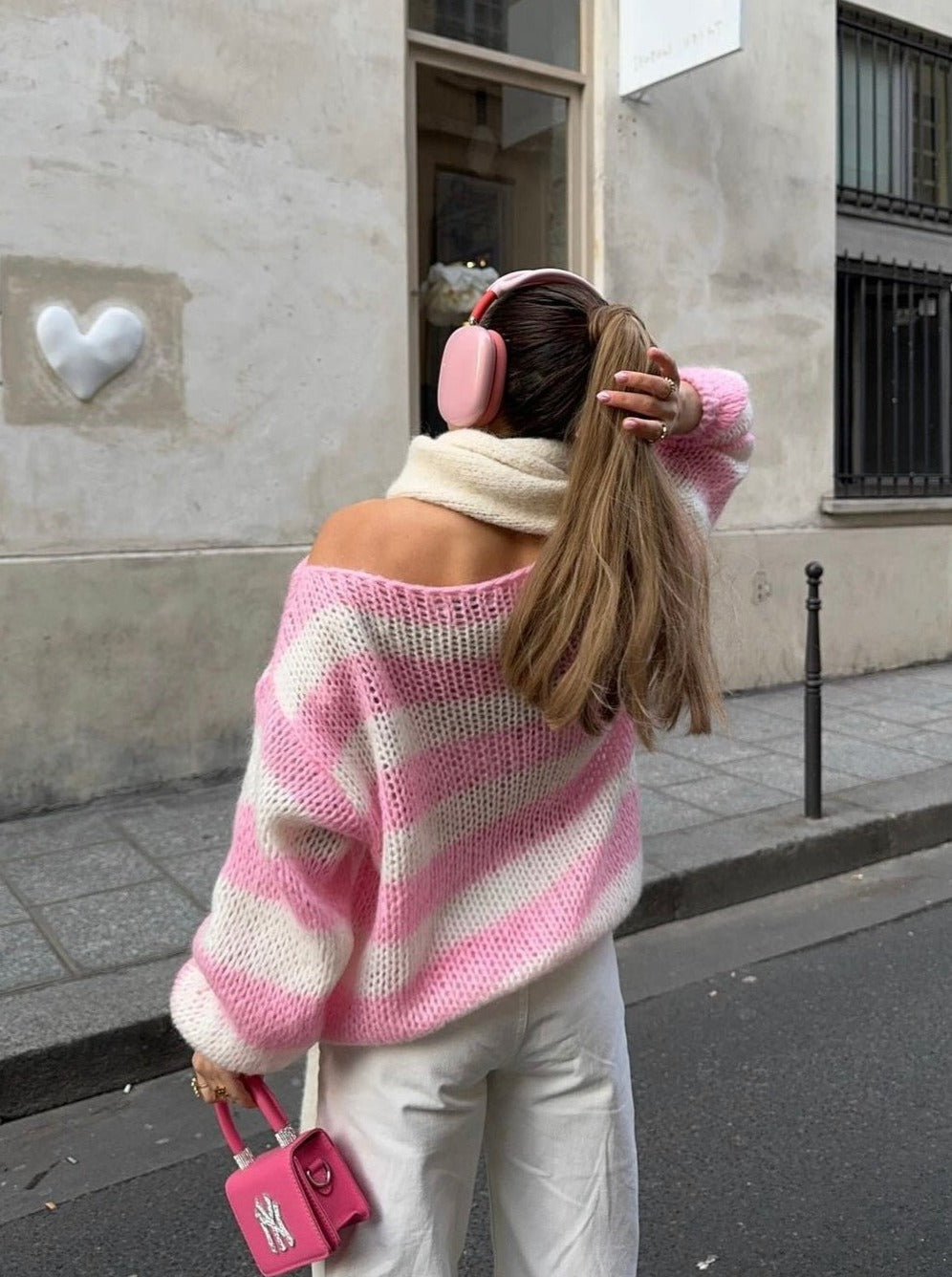 Krohn-e | Gestreifter Strickpullover Weich und Bequem Perfekt für Den Alltag