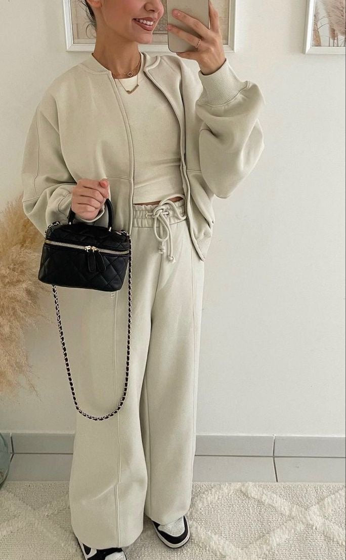 Gennie: Elegantes, bequemes Trainingsanzug-Set