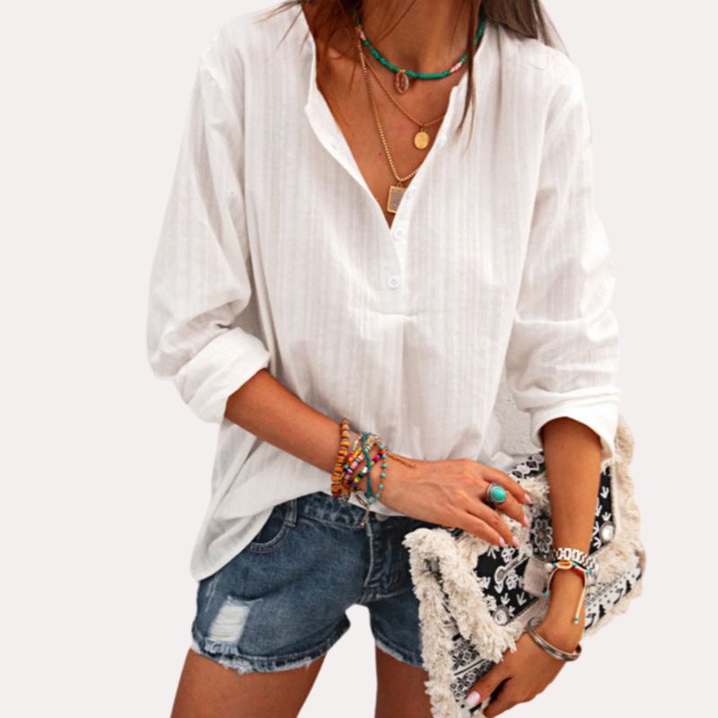 Immy Bluse mit Umlegekragen