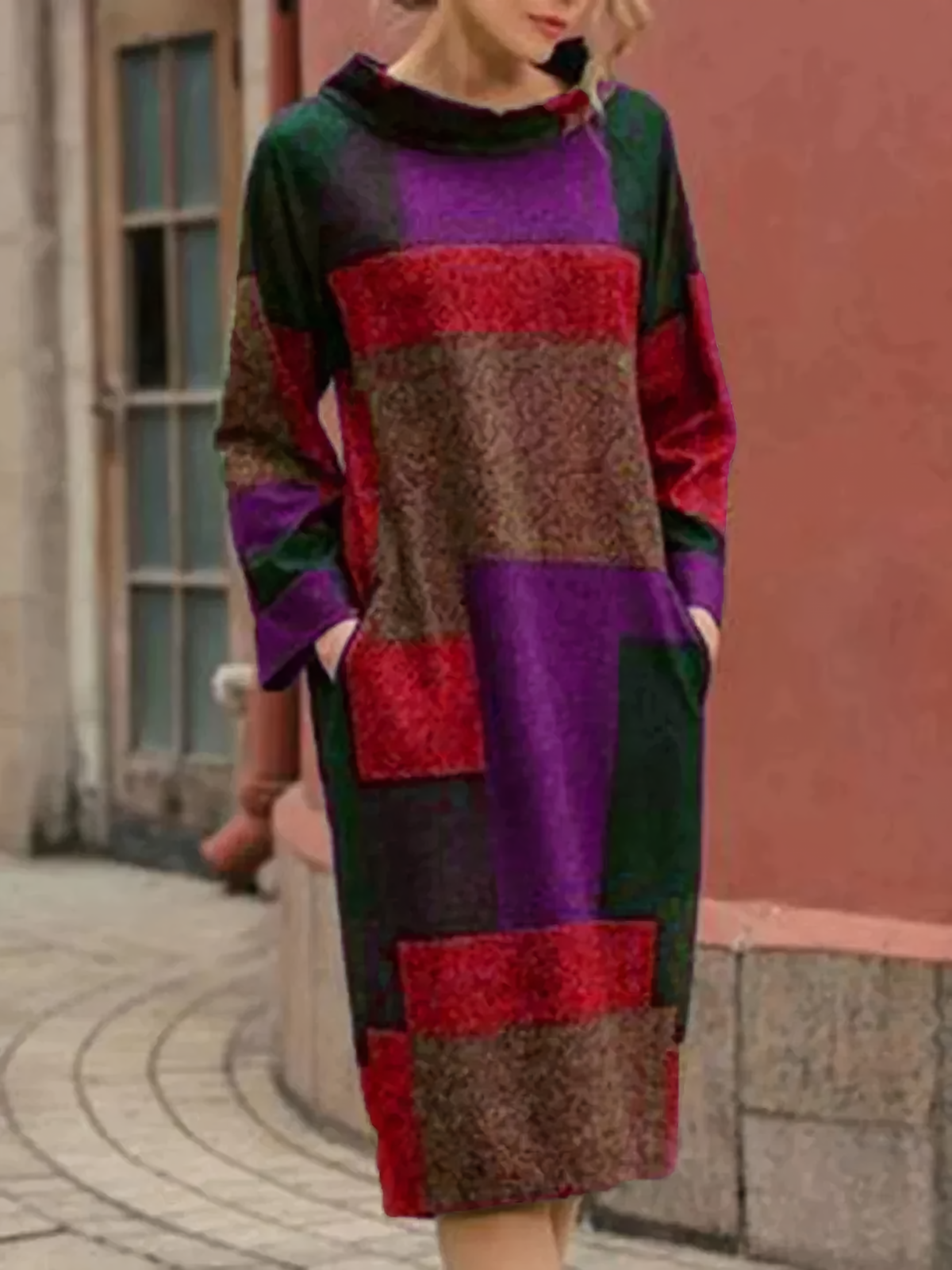 Ivanka Vintage Patchwork Dress