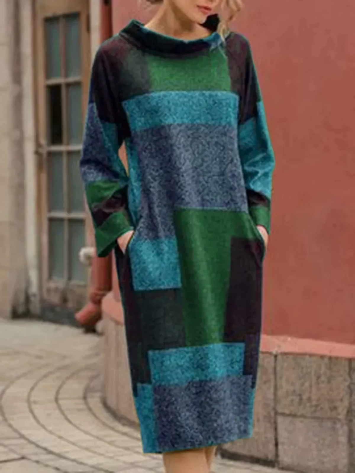 Ivanka Vintage Patchwork Dress