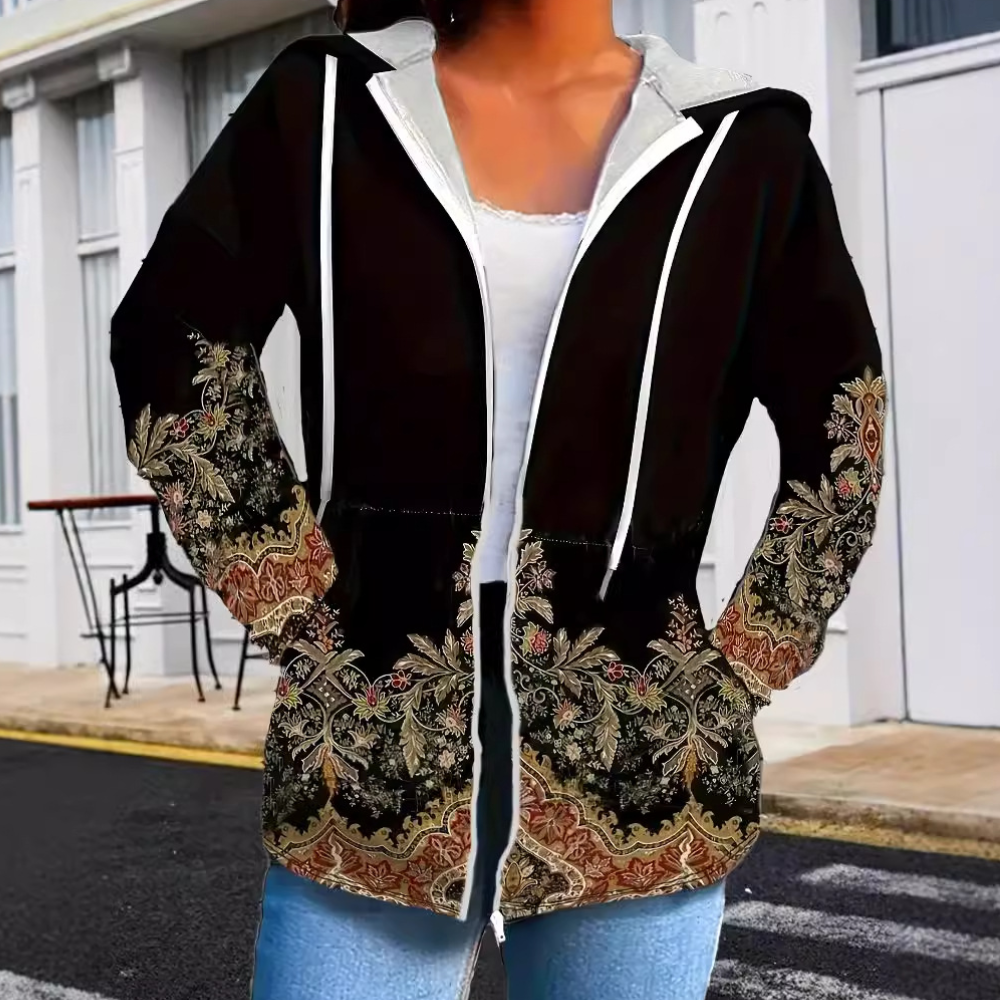 Krohn-e | Frau Herbstjacke mit Kapuze